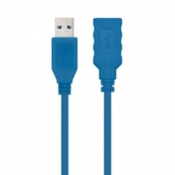 Verlängerungskabel USB 3.0 Nanokabel 10.01.0902-BL/ USB-Stecker - USB-Buchse/ 2m/ Blau Image