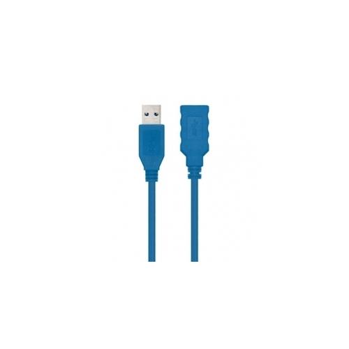 Verlängerungskabel USB 3.0 Nanokabel 10.01.0902-BL/ USB-Stecker - USB-Buchse/ 2m/ Blau