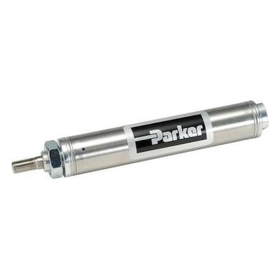 PARKER 1.25NSR01.00 Air Cylinder, 1 1/4 in Bore, 1 in Stroke, Round Body Single