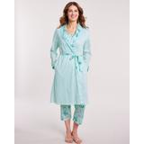 Appleseeds Women's Floral Roses Robe - Green - XL - Womens