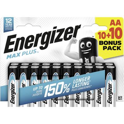 Max Plus Mignon (AA)-Batterie Alkali-Mangan 1.5 v 20 St. - Energizer