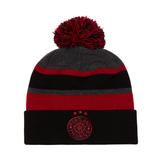Black Portland Thorns FC Cuffed Knit Hat with Pom