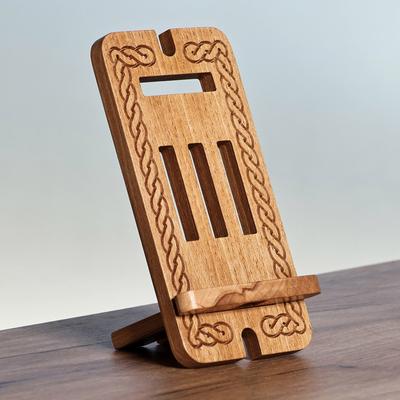 Smart Style,'Traditional Handcrafted Beechwood Phone Holder'