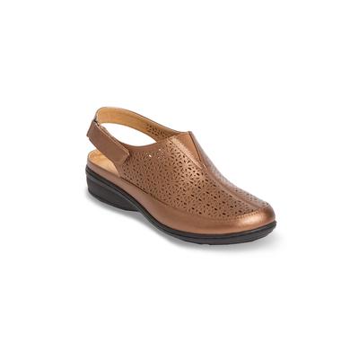 Wide Width Women's The Finny Sling by Comfortview in Bronze (Size 11 W)