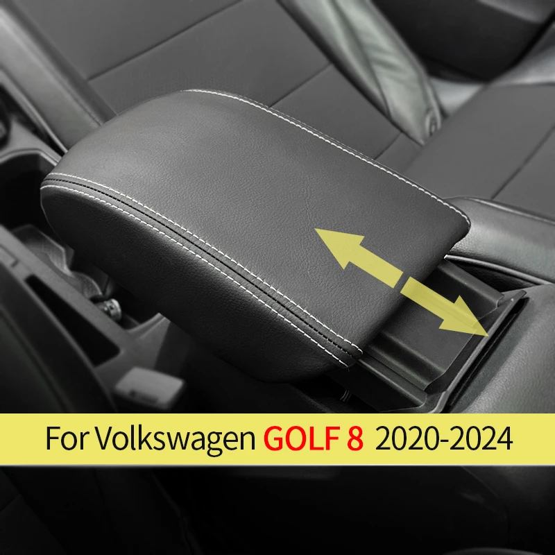 Für VW Golf 8 Volkswagen MK8 Zubehör 2020 2021 2022 2023 2024 Armlehne Box Schutzhülle Auto Zubehör Innen pad Image