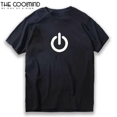 COOLMIND 100% Baumwolle Lose Coole Lustige Kurzarm Männer T-shirt Casual Skate oansatz T-shirt