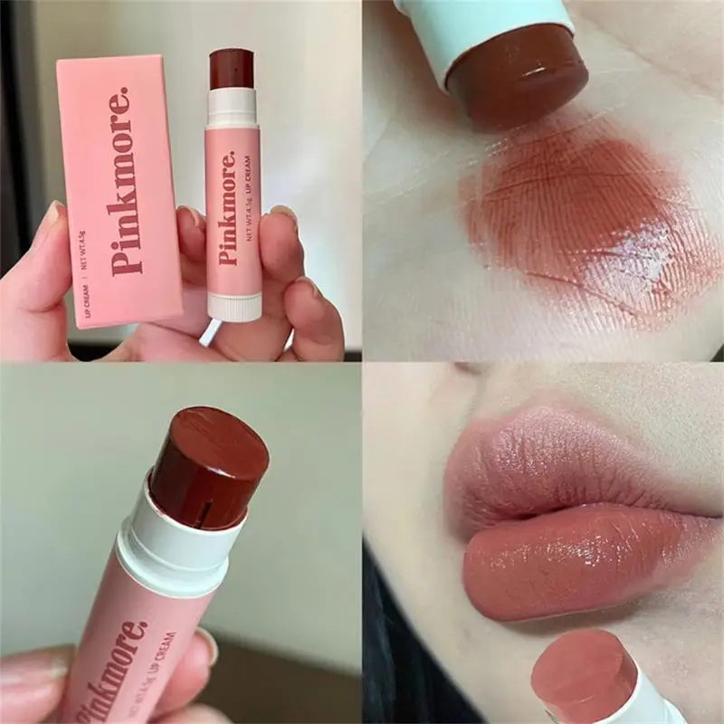 1/3 stücke Farbige Gelee Lippenstift Wasserdicht Feuchtigkeitsspendende Pflegende Lip Glasur Langlebige Farbe Lock Lip Tint Schönheit Kosmetik Image