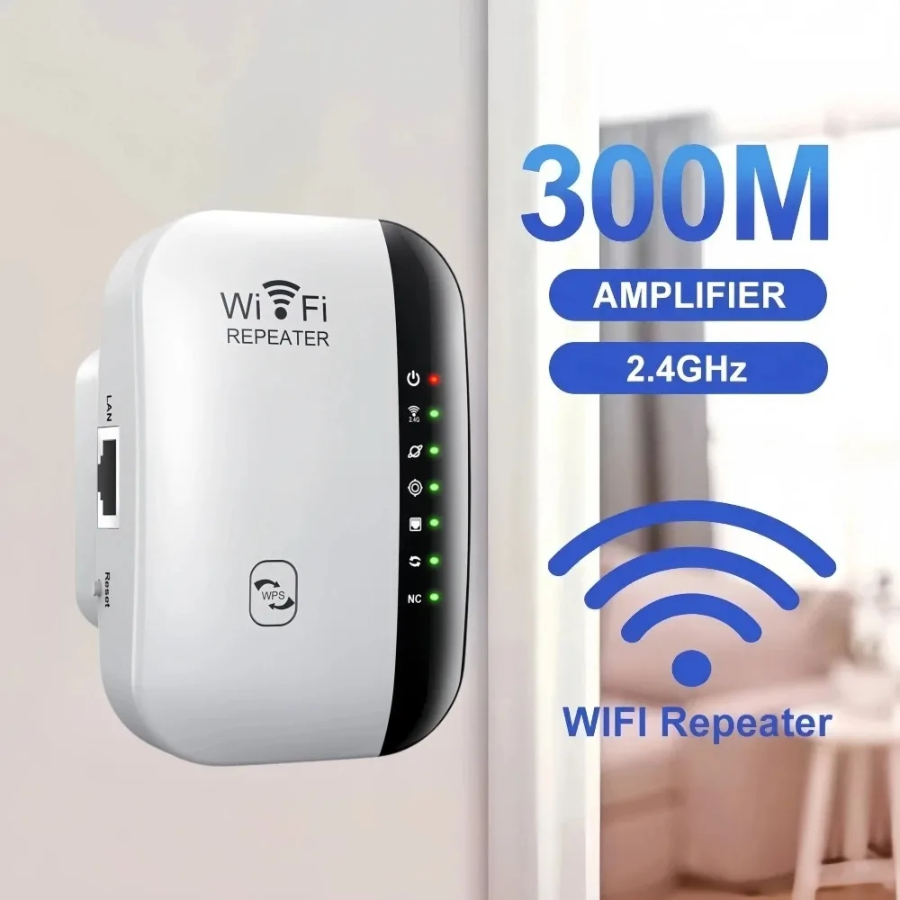 300Mbps WIFI Repeater Remote Wi-Fi Verstärker 802,11 N WiFi Signal Booster Netzwerk Verstärker Für Home/Office Wireless Repeater Image