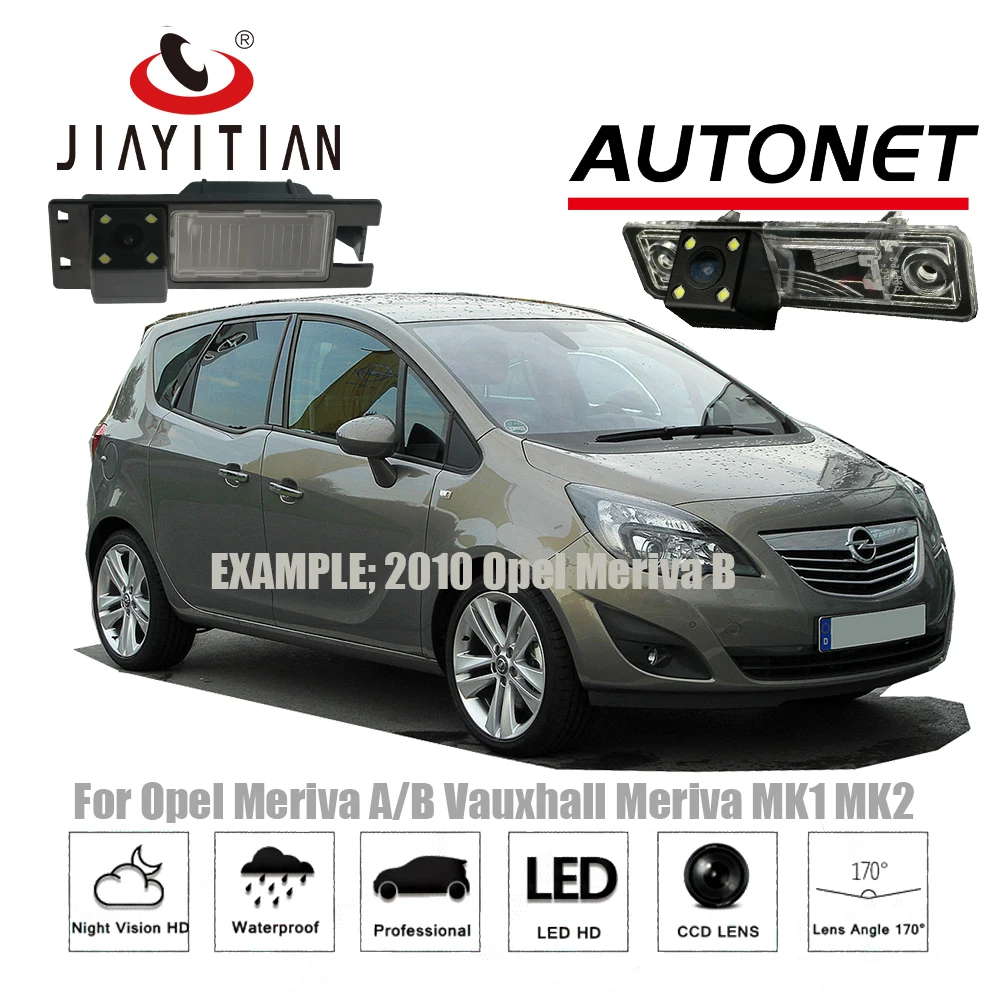 JiaYiTian hinten kamera Für Opel Meriva A Opel Meriva B Meriva serie 2003 ~ 2017 CCD NightVision/backup-kamera lizenz platte kamera Image