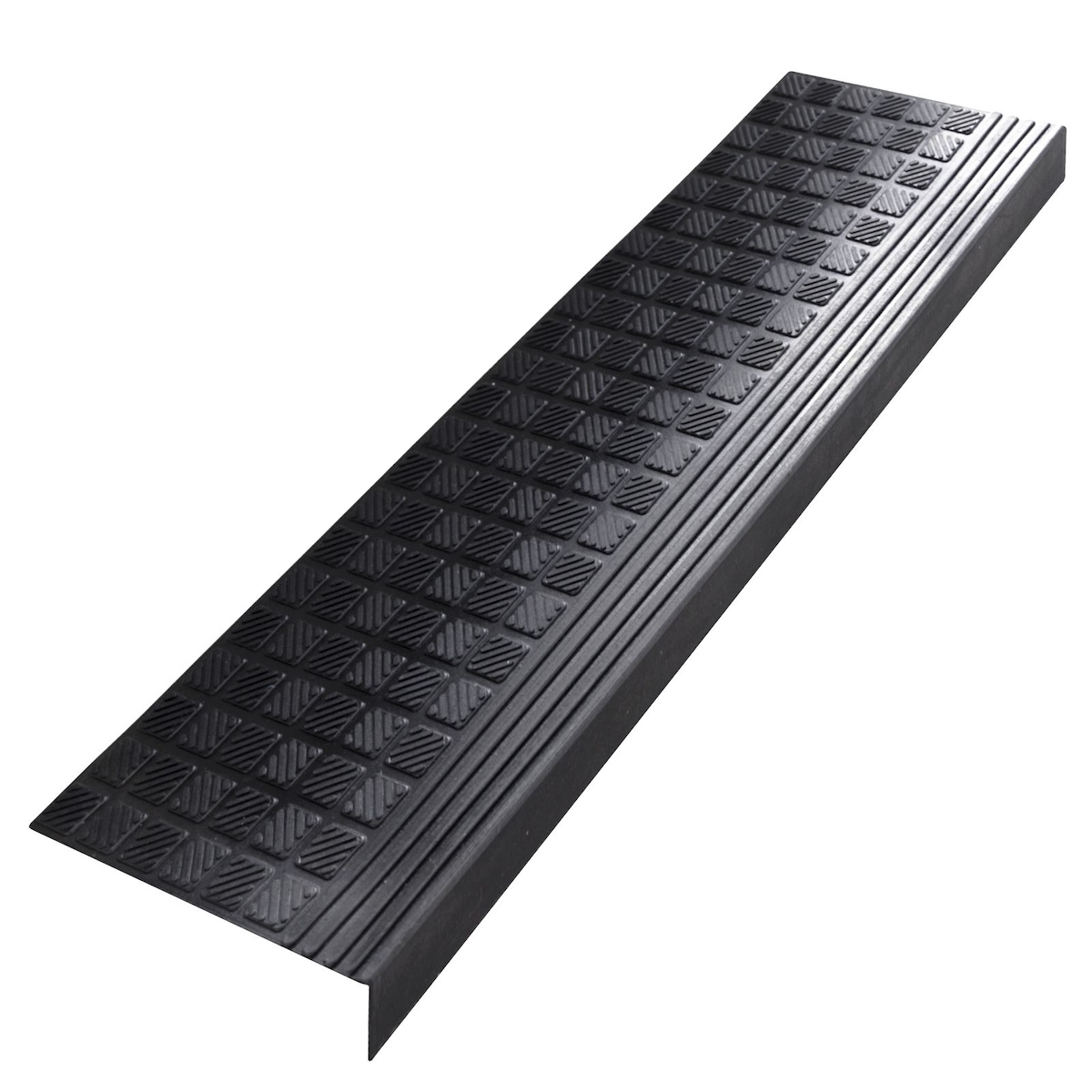 KARAT Gummi Stufenmatte "Diamond" - Antirutschmatte für außen / 25 x 65 cm Image