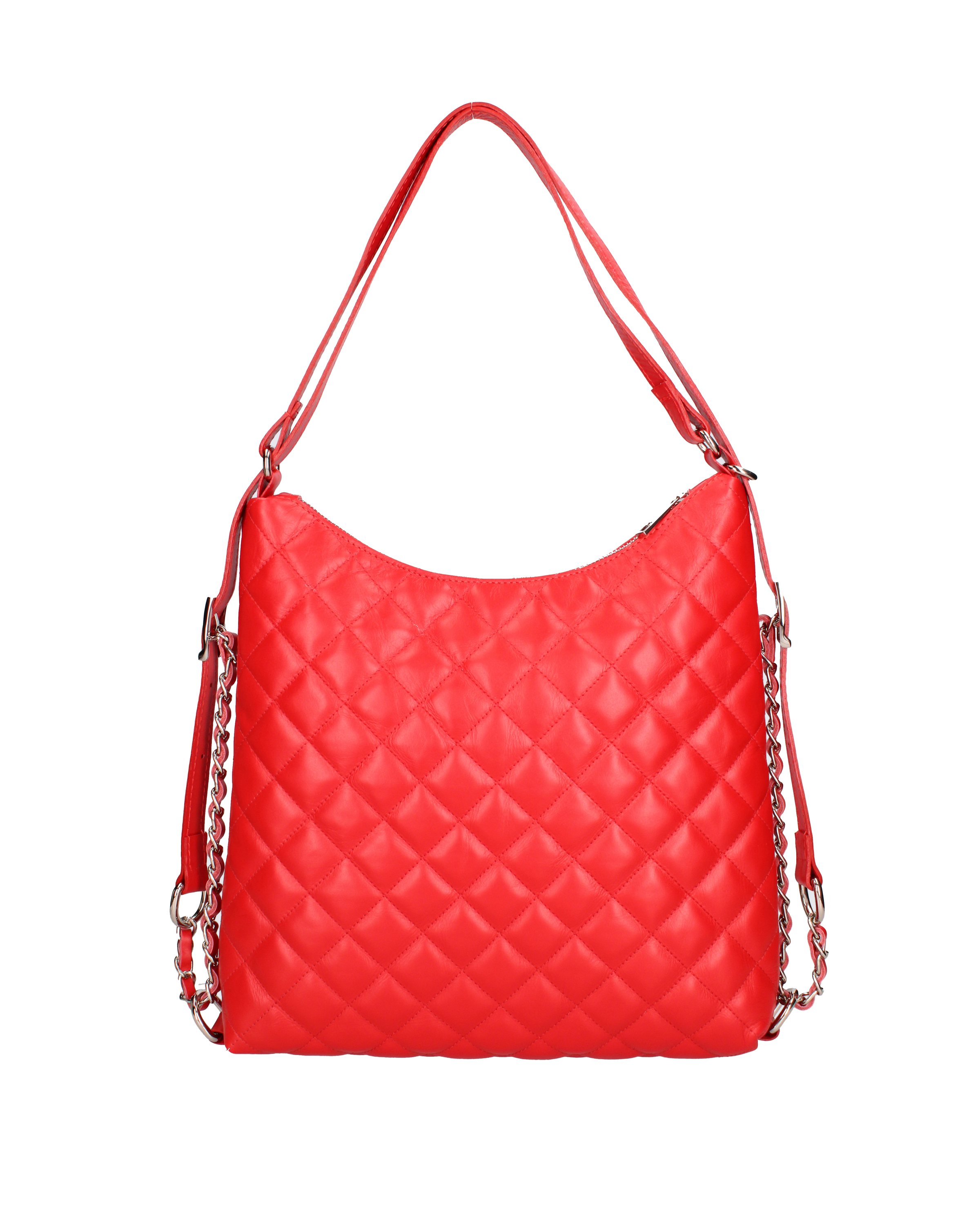 Roberta Rossi In einen Rucksack umwandelbare Umhängetasche Frauen RED Image