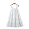 Bohemian Stitching Lace Ruffles Tide Bow Spaghetti Strap Dress Ethnic Woman Lacing Up V Collar Big Swing Cake Mini Robe