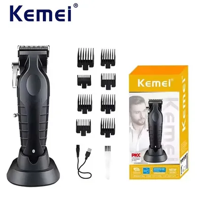 Kemei KM-2296 Professional Hair Beard Trimmer Grooming Kit Barber Haircut Shaving Electric Razor
