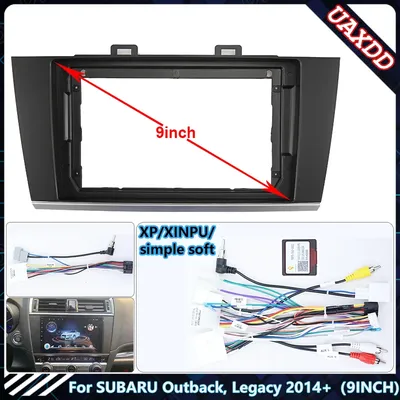 For SUBARU Outback Legacy 2014 9INCh Car Radio Android DVD Stereo audio screen multimedia video CD
