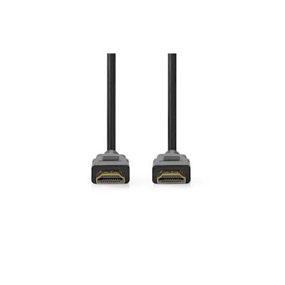 Nedis Ultra High Speed ​​HDMI -Kabel - HDMI Stecker - HDMI Stecker - 8K@60Hz - 48 Gbps - 2.00 m - Rund - 6.5 mm - Schwar