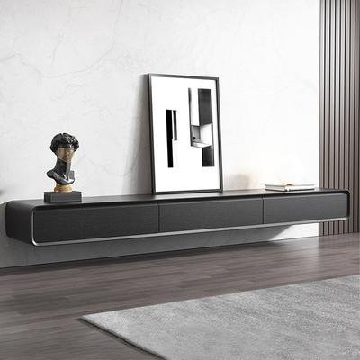 79" Black Floating TV Stand, Modern Wall-Mounted Entertainment Center with 3 Drawers, Black TV Console, Media Console, Perfect for 75-inch TVs