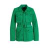 G Star Raw Womens G-Star Raw Spijkerjasje 70s Field Denim Jacket Wmn met Ceintuur Groen - Green Cotton - Size Small