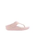 Fitflop Womens Fit Flop Shuv e01 Adjustable Felt Toe-Post Sandals in Pink - Size UK 8 | Fitflop Sale | Discount Designer Brands