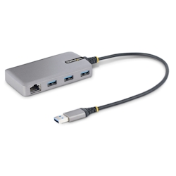 StarTech.com 3-PORT USB HUB W/GBE PORTABLE Image