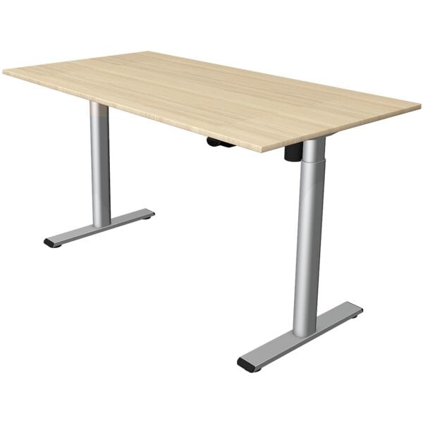 Kerkmann Höhenverstellbarer Steh-Sitz-Tisch (elektrisch) »Move 1 Base« 150 cm braun, 150x123x80 cm Image