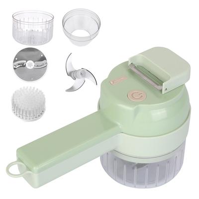 4-in-1 USB Handheld Electric Vegetable Cutter & Grinder