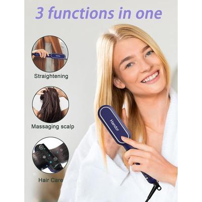 Advanced Negative Ionic Hair Straightener Brush - 27L x 5W CM