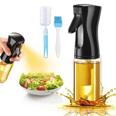 200ML Olive Oil Sprayer Glass Bottle with 2 Brushes