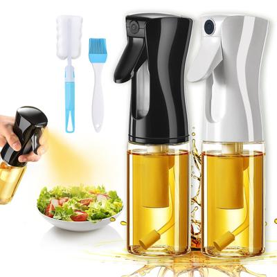 200ML Olive Oil Sprayer Glass Bottle with 2 Brushes