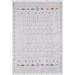 Gray 117 x 39 x 1 in Area Rug - Bungalow Rose Rectangle Libi Cotton Area Rug w/ Non-Slip Backing Cotton | 117 H x 39 W x 1 D in | Wayfair