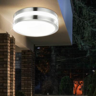Led Decken Lampe Außenbereich Edelstahl IP44 Leuchte Beleuchtung