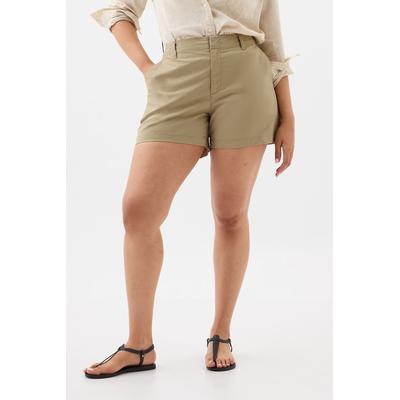 Gap Womens Neutral 4" Chino Shorts - Neutral