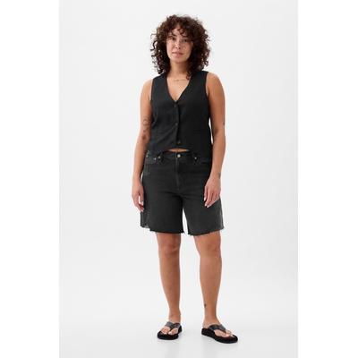 Gap Womens Black Loose Bermuda Short - Black