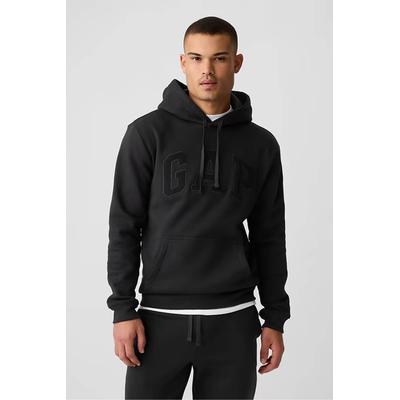 Gap Mens Black Arch Logo Hoodie - Black