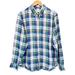 J. Crew Shirts | J.Crew Mens Large Baird Mcnutt Irish Linen Button Front Shirt Slim Summer Preppy | Color: Blue/Green | Size: L