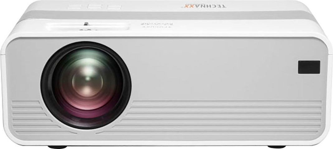 TECHNAXX LED-Beamer "TX-127", bunt (weiß, silberfarben), B:14,5cm H:7,5cm T:21cm, Beamer Image