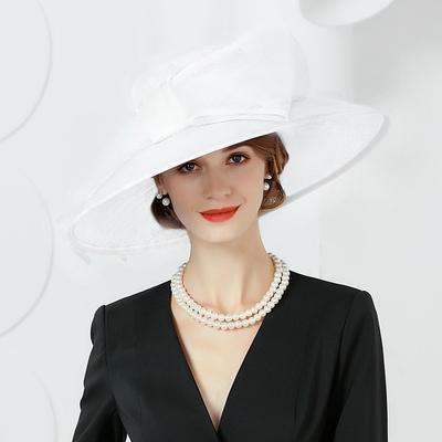 Flax Kentucky Derby Hat / Hats with 1 Piece Wedding / Party / Evening / Horse Race Headpiece dress to impress Race Day Dress 2025