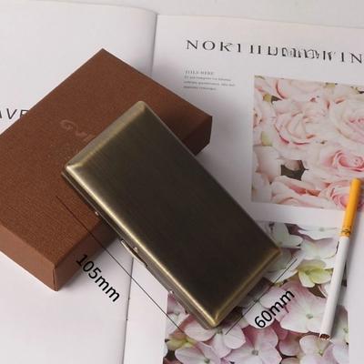 Metal Cigarette Case, Lightweight and Portable, Pressure-Resistant, Holds 20 Cigarettes