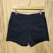 J. Crew Shorts | J Crew Womens Size 4 Navy Blue Chino Shorts 5 Inch Inseam Mid Weight Preppy | Color: Blue | Size: 4