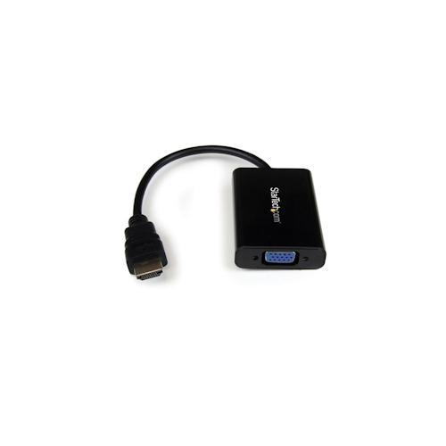 StarTech.com HDMI auf VGA Video Konverter mit Audio fuer Desktop PC / Laptop / Ultrabook - 1920x1080