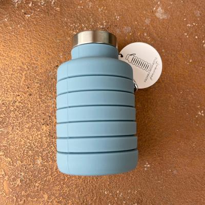 Free People Dining | New Fp Movement Exclusive 24oz Collapsible Carabiner Bottle | Color: Blue | Size: Os