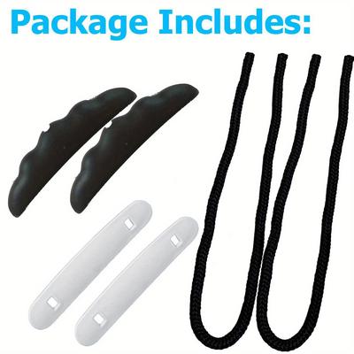 TEMU 2pcs Kayak Handles Bungee Carry Handles,replacement Installation Accessories For Fishing Kayak Boat Surfboards Luggage