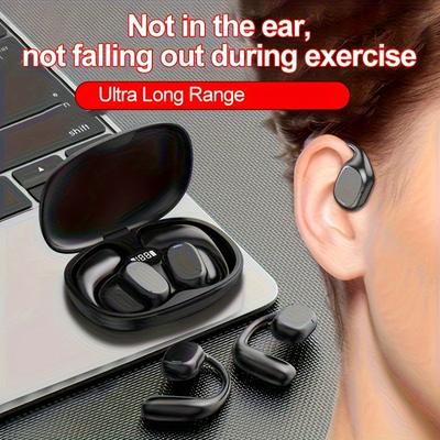 The New 2024 Ear-mounted Earphone Wireless Air Conduction Movement Ultra-long Endurance Ear-mounted Music Video Game Running Headphones