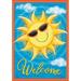 5 O clock Parrot Summer House Flag Tropical Beach Humor 28 x 40