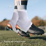 Sportteer Football Cleat Covers Football Elastic Spats Spats Football Cleat Covers 1 Pair Super Soft High Elastic Slip Resistant Solid Color Soccer Spats Sports Accessories