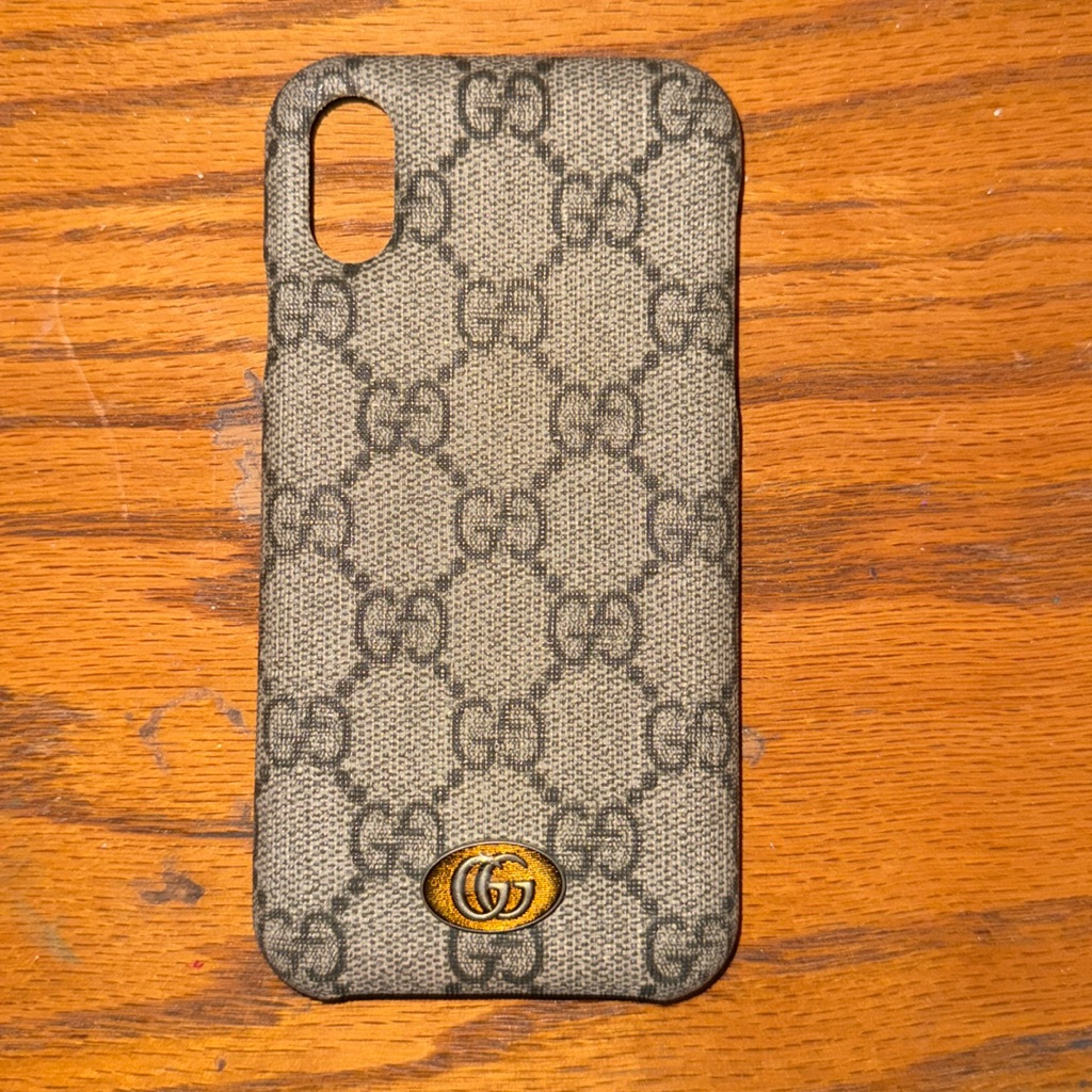Gucci Cell Phones & Accessories | Authentic Ophidia Gg Gucci X/Xs Phone Cover | Color: Cream/Tan | Size: Os