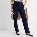 J. Crew Pants & Jumpsuits | J. Crew Tall Kate Straight Leg Pant Trouser In Four-Season Stretch (Size 12t) | Color: Blue | Size: 12