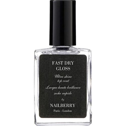 Nailberry - Fast Dry Gloss Ultra Shine Top Coat Nagellack 15 ml