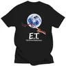 T-shirt à col rond en coton pour hommes et femmes affiche du film E.T V2 affiche DTG t-shirts