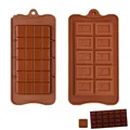 Moule à barre de chocolat en silicone 10/24 trous moules exécutifs soirée au chocolat moules en