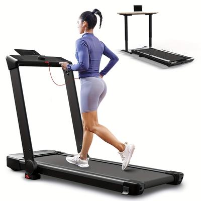 1pc 3-in-1 Under Desk Treadmill, Folding Running Machine For Home And Office Fitness, Walking, Jogging Training